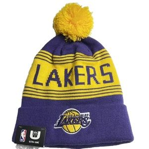 Ultra Game NBA Los Angeles Lakers Cuffed Beanie Winter Hat Cap One Size